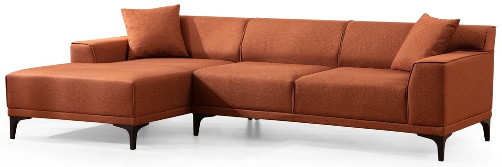 Sofá de Canto Petra – Laranja – 145 x 250 cm
