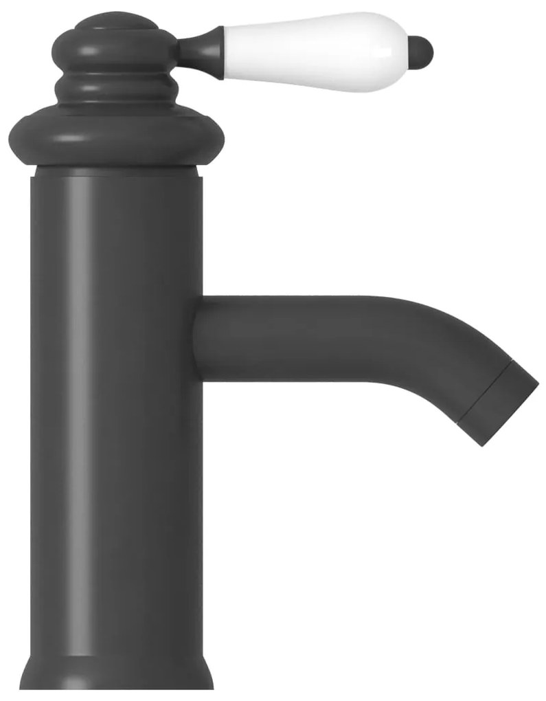 Torneira para lavatório de casa de banho 130x180 mm cinzento