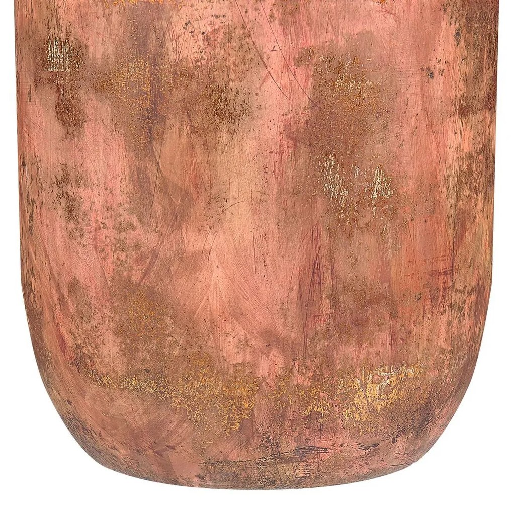 Vaso de terracota cor de cobre 53 cm SARAGOSSA  Beliani