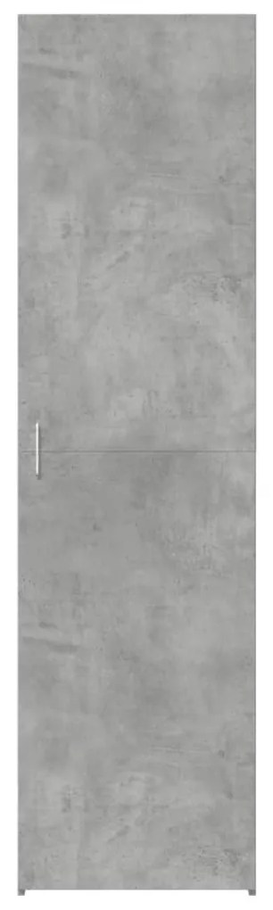 Armário alto 50x42,5x185 cm derivados de madeira cinza cimento