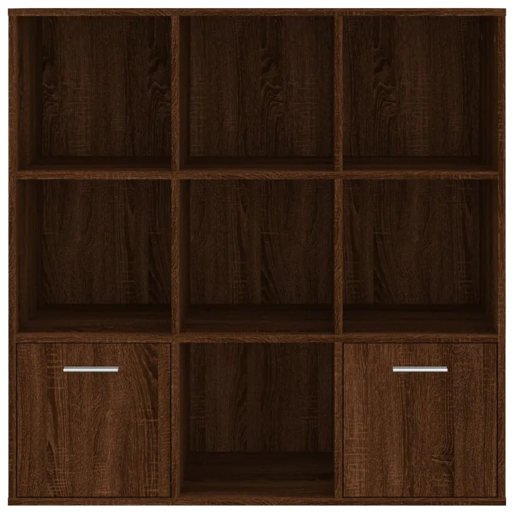 Estante 98x30x98 cm cor carvalho castanho