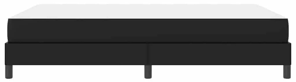 Cama Outros Preto 140 x 190 cm Couro sintético