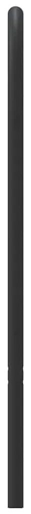 Cabeceira de cama 150 cm metal preto