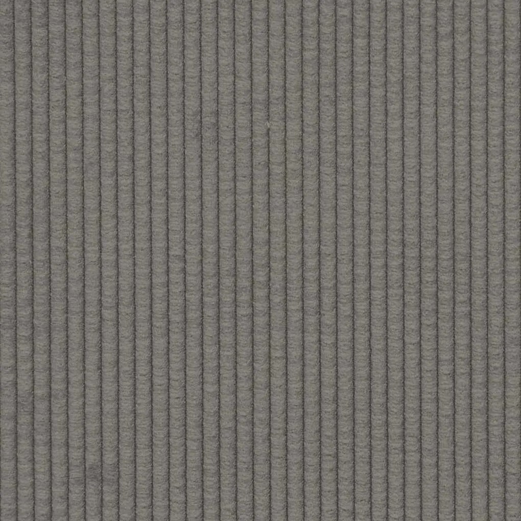 Poltrona 60 cm tecido corduroy cinzento-claro