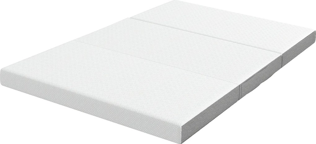 HOMCOM Colchão Dobrável 195x120cm, 10cm, Capa Lavável, Ideal para Hóspedes/Camping | Aosom Portugal