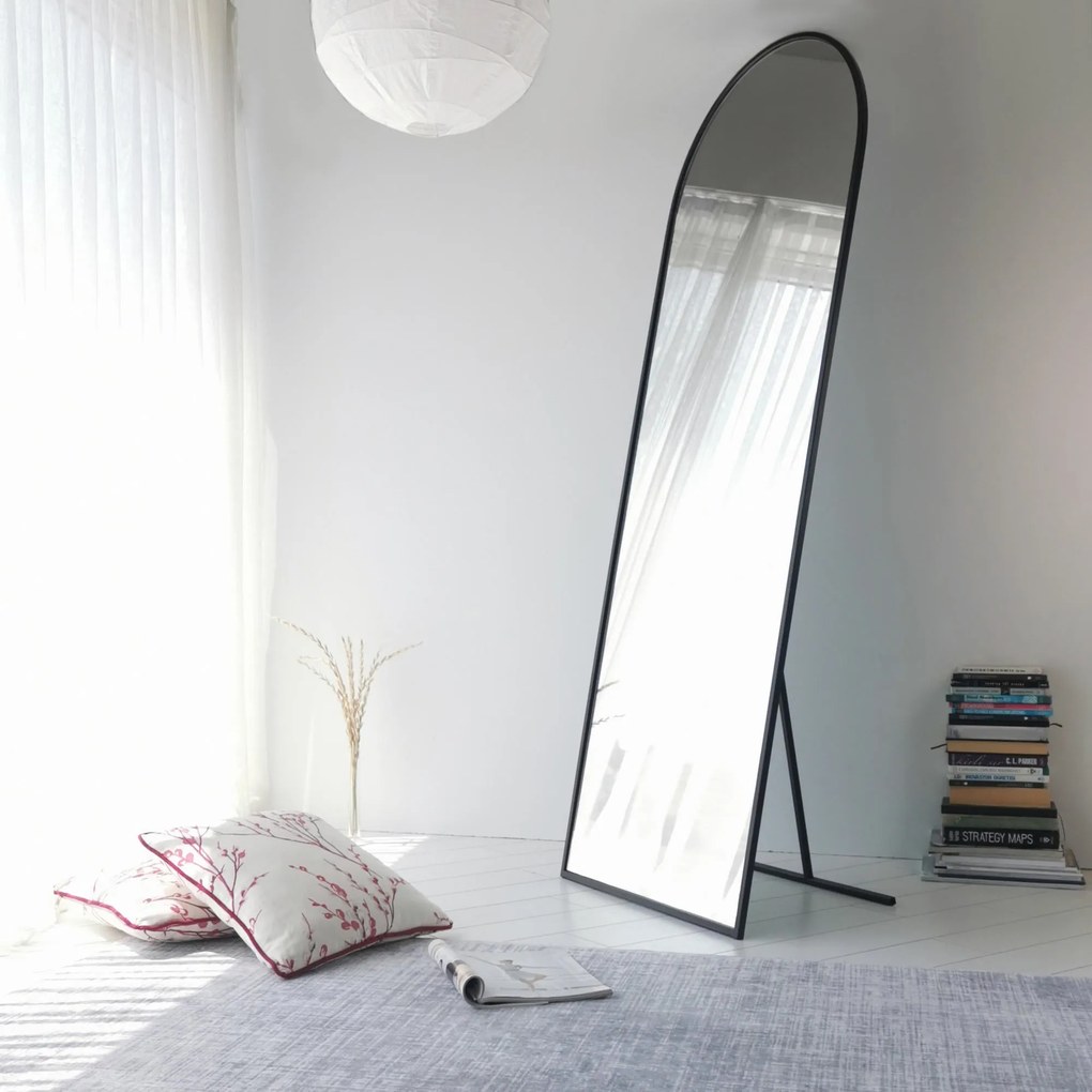 Espelho Cheval Portal – Matte Black – 65 cm x 180 cm
