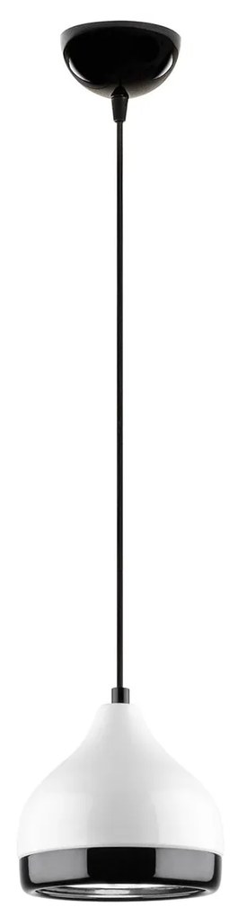 Candeeiro de Teto Yildo – Branco – Diâmetro 17 cm, Altura Ajustável 25