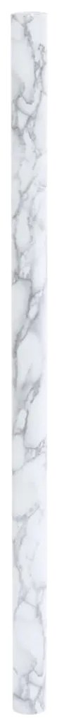 Autocolante para móveis branco mármore 90x500 cm PVC