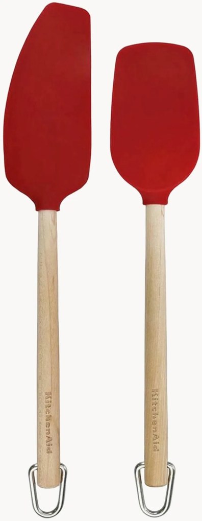 Utensílios de cozinha em silicone KitchenAid, conjunto de 2