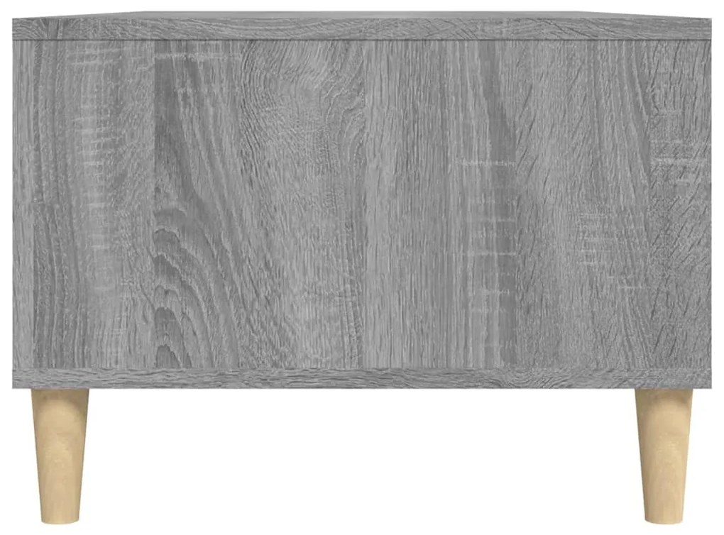 Mesa de centro 90x50x36,5 cm derivados madeira cinzento sonoma