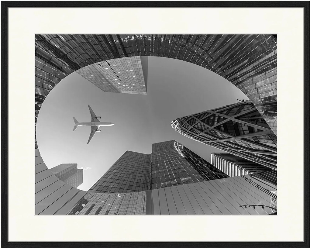 Impressão digital emoldurada La Defense