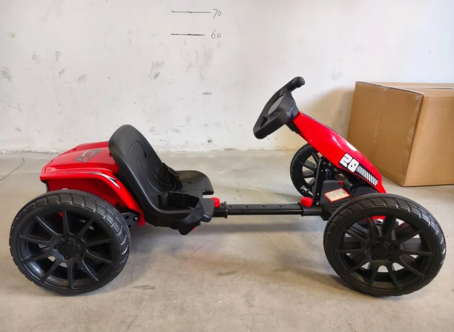 AIYAPLAY Kart Elétrico Infantil com Duplo Motor 12V, Vermelho | Aosom Portugal