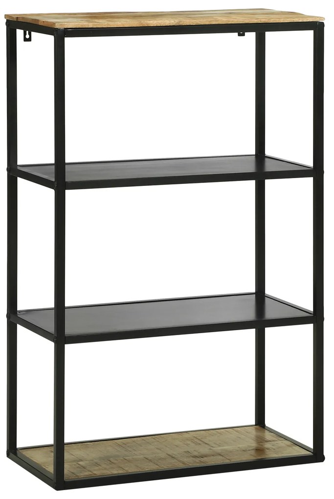 vidaXL Estante 70x35x110 cm Madeira Sólida Mango Rugoso
