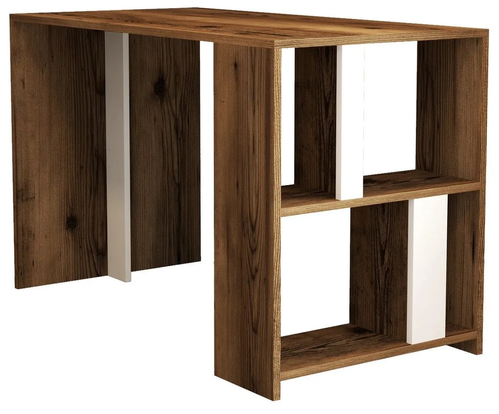 Secretária Lima – Nogueira – 120 cm x 75,4 cm x 60 cm