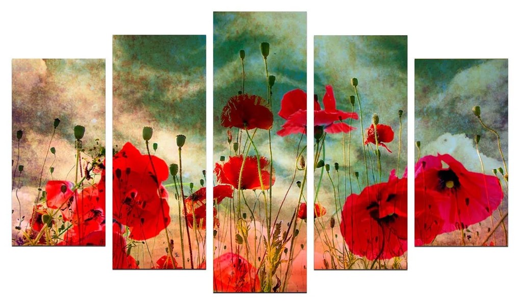 Quadro Decorativo MDF 5PMDF-6 – Multicolor – 110 x 60 cm