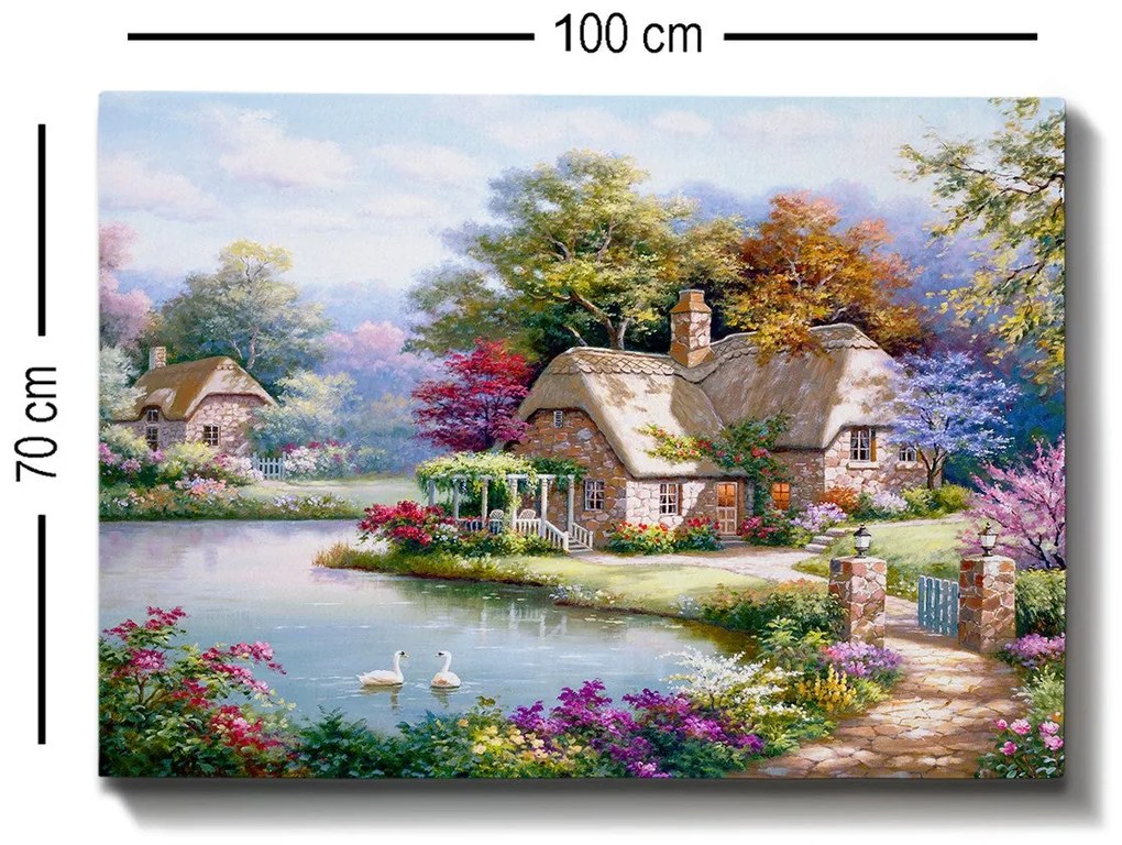 Tela Decorativa Modelo 23748 – Multicolor – 70 x 100 cm