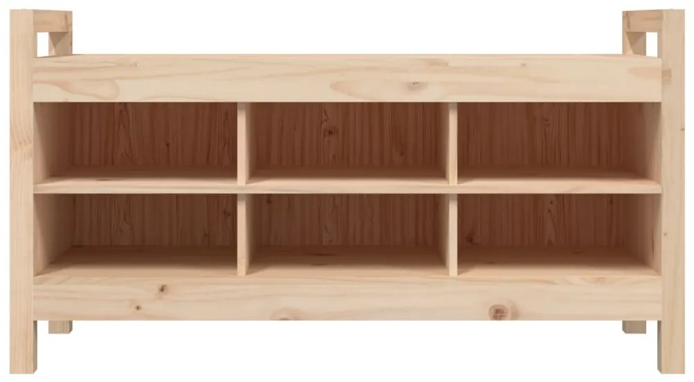 Banco de corredor 110x40x60 cm madeira de pinho maciça