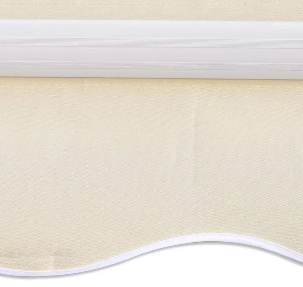 Toldo dobrável manual 300 cm creme