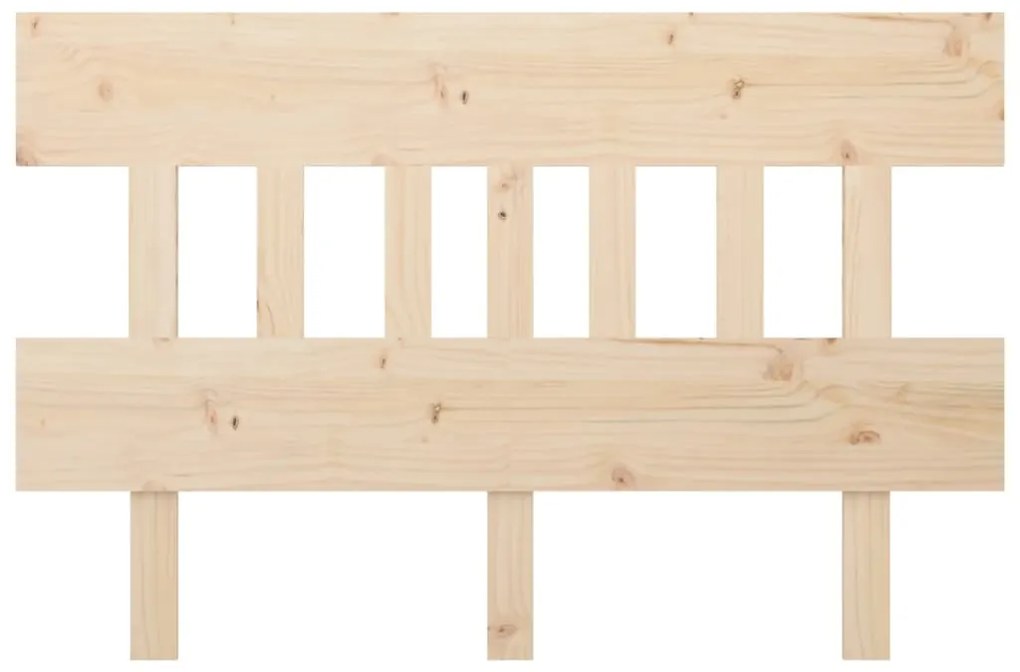 Cabeceira de cama 143,5x3x81 cm pinho maciço