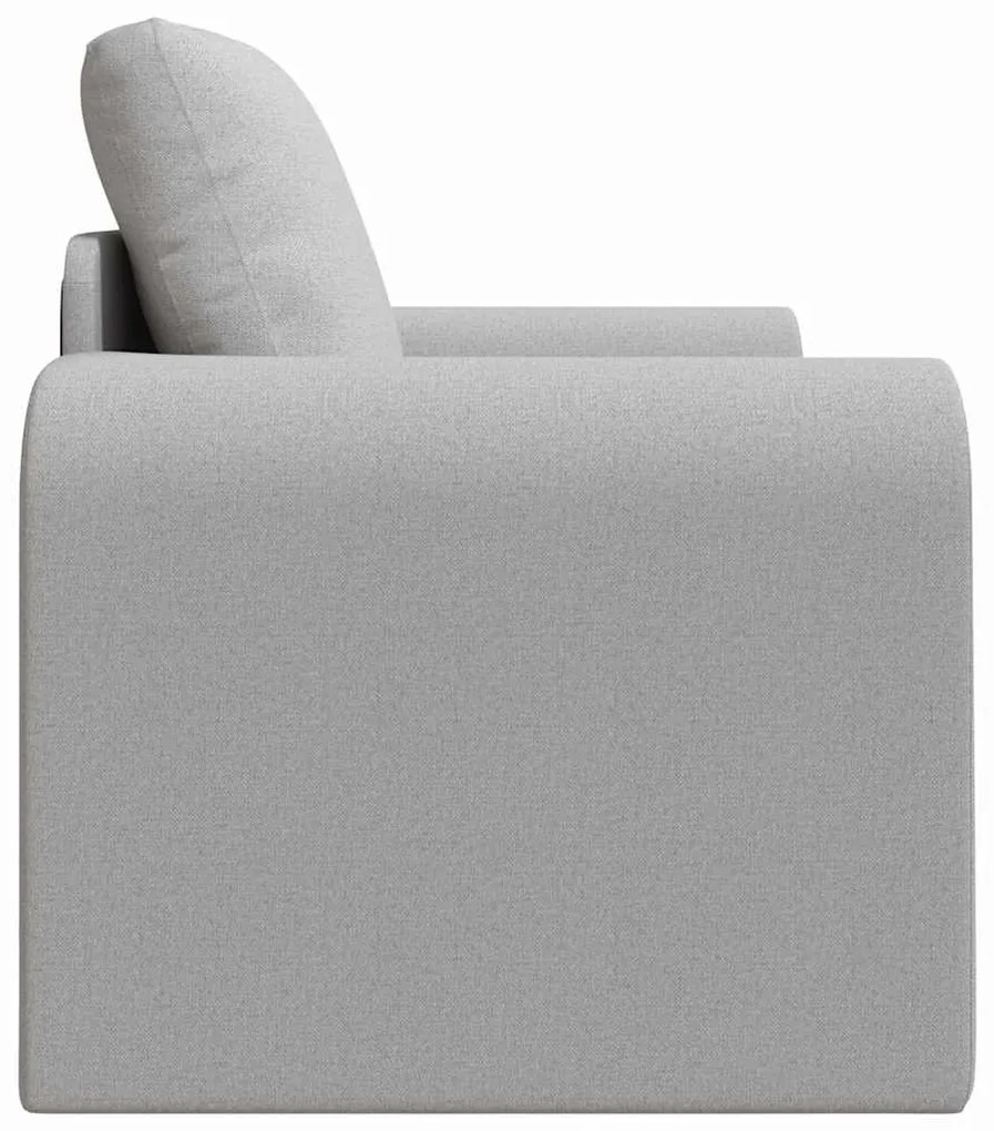 Sofá-Cama de Chão 2-em-1 Cinzento Nuvem 98x71x83 cm Tecido