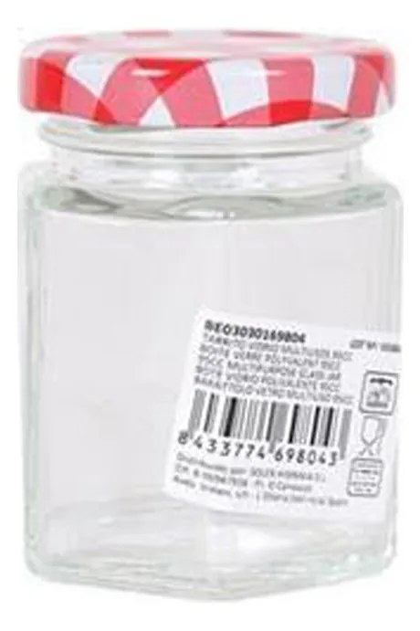 Frasco Hermético com Tampa Rosca Xadrez 0.095ml