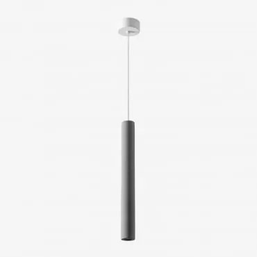 Candeeiro De Teto Led Em Cimento Amewa Cinzento Antracite - Sklum