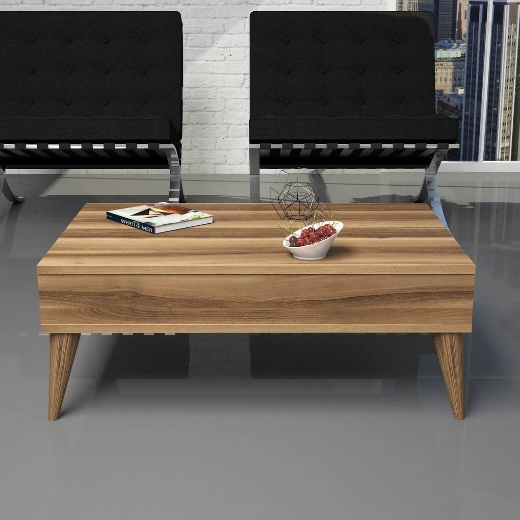Mesa de Centro Best – Nogueira – 90x34,6x60 cm
