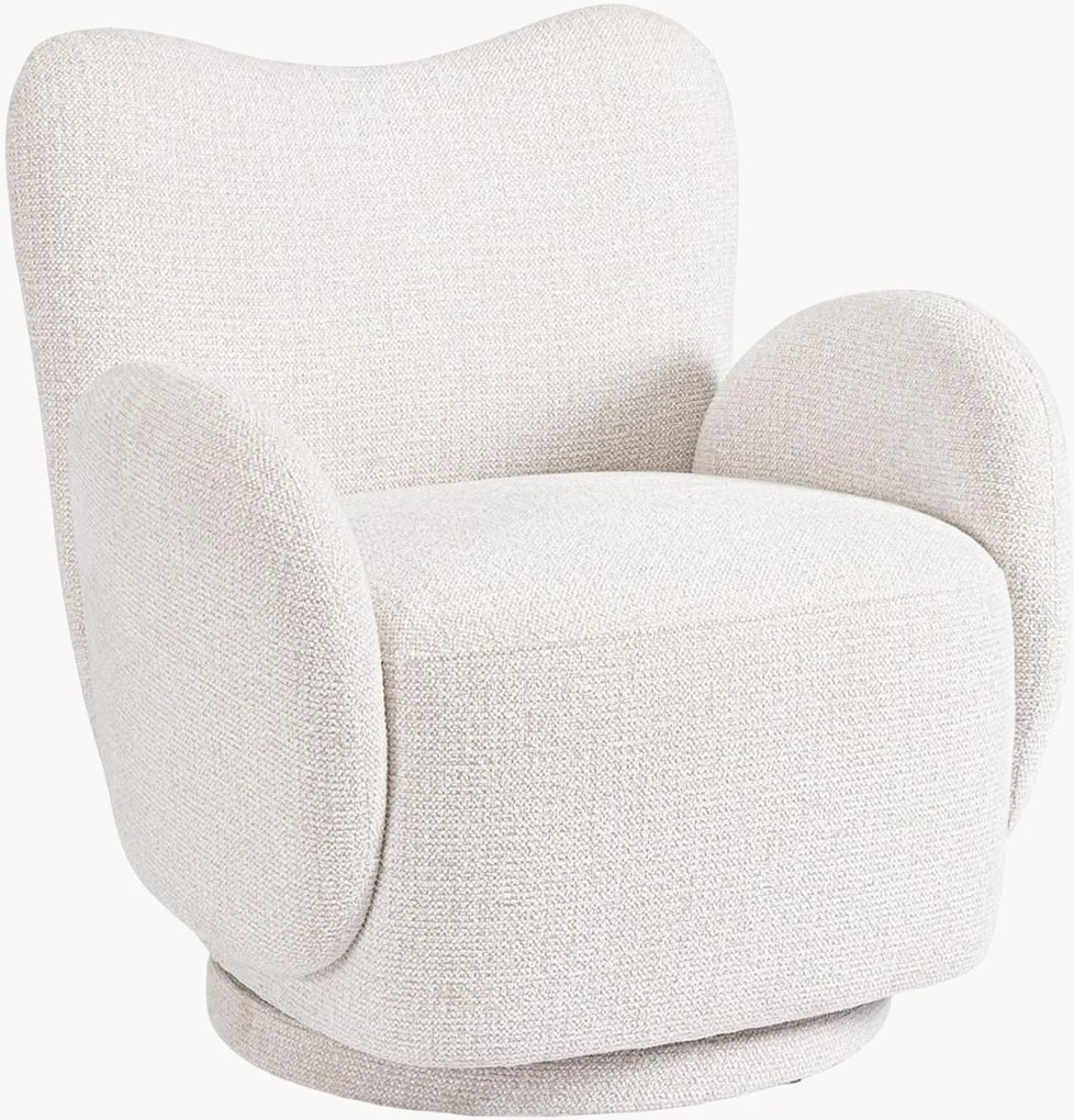 Cadeira lounge estofada Harper