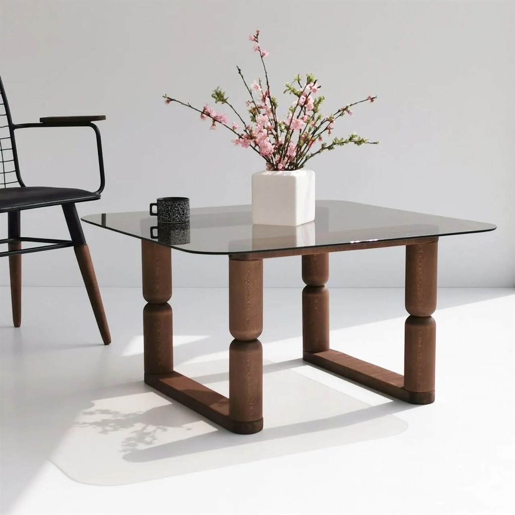 Mesa de Café Stoa – Bronze – 80x42x80 cm