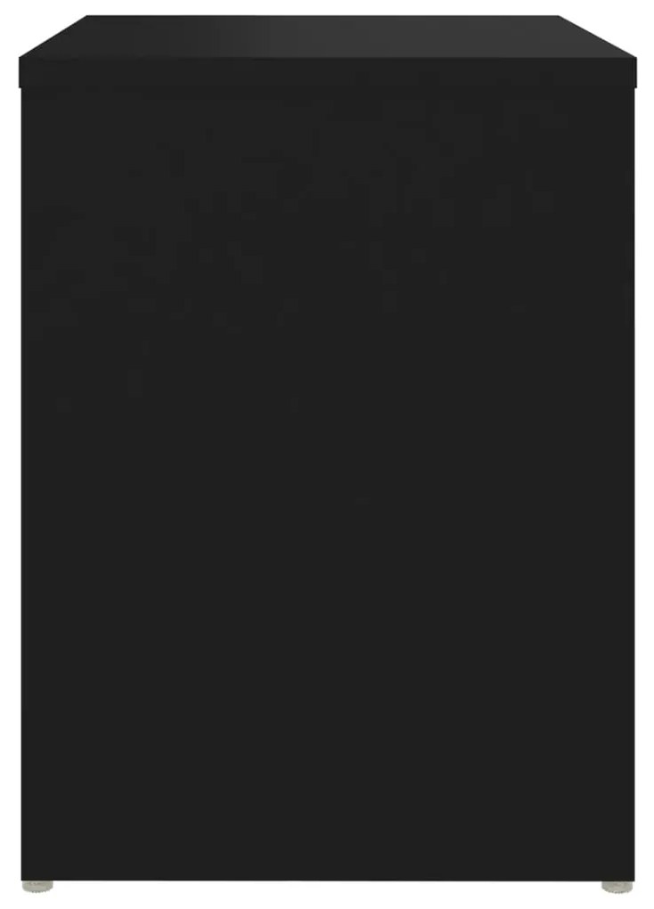Mesas de cabeceira 2 pcs 40x30x40 cm derivados de madeira preto