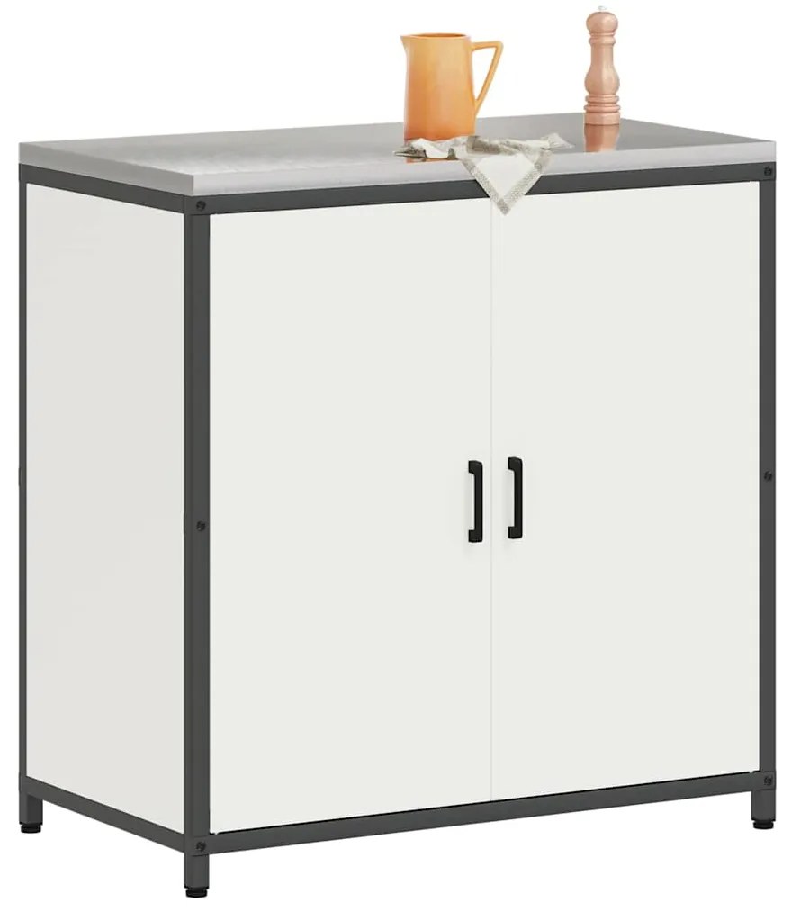 Armário de Armazenamento para Cozinha Branco 60 x 50 x 92 cm