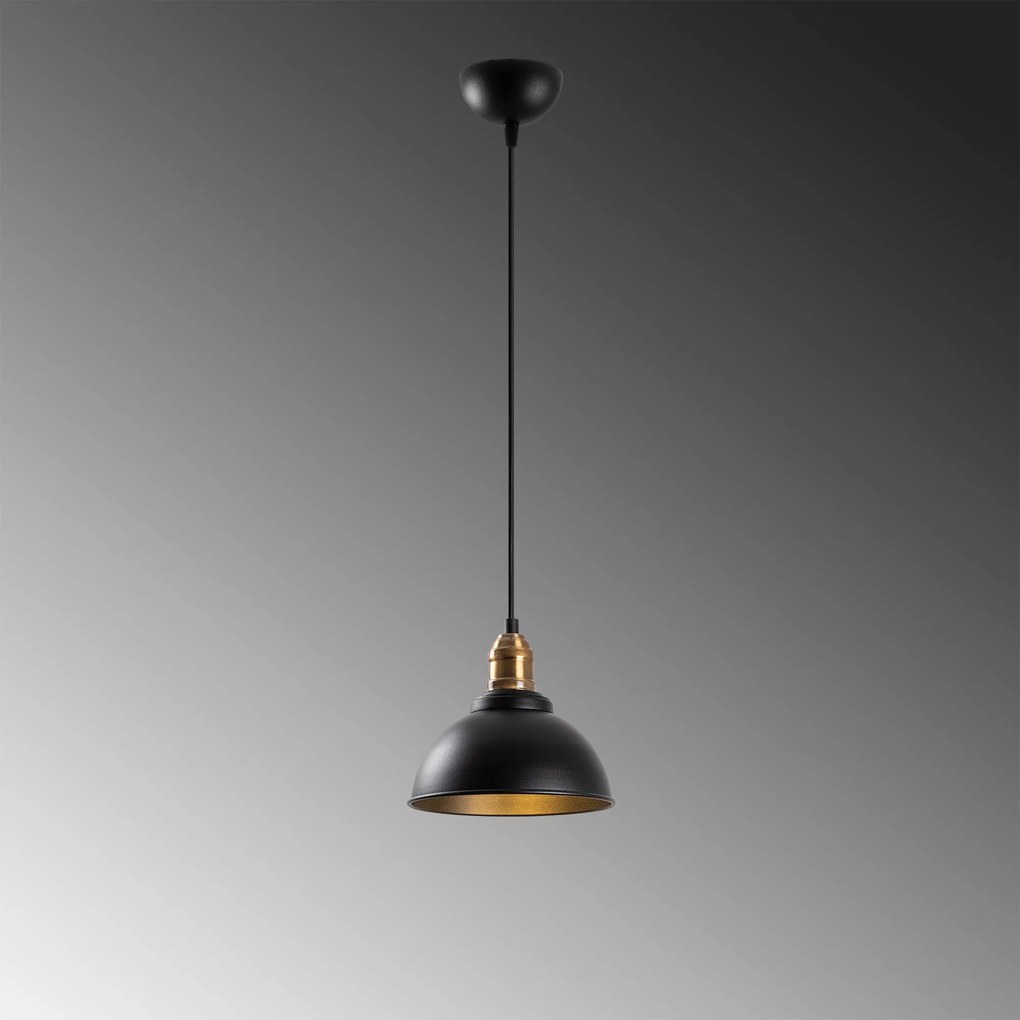 Candeeiro Varzan – Preto Antique – 21 x 21 cm