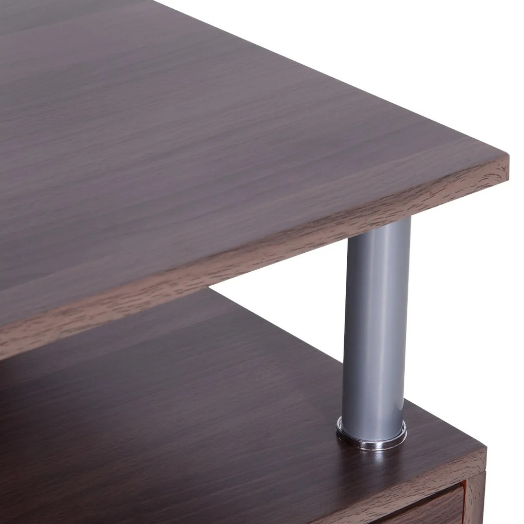 Mesa para PC tipo Secretária para Computador- Madeira E1 MDF– 152 x 60 x 80 cm