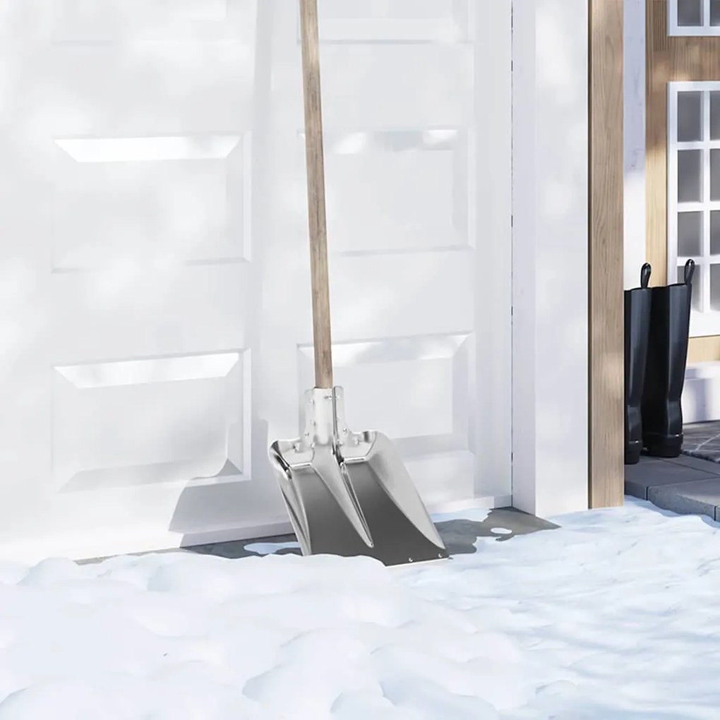 vidaXL Cabeça de Pá 4 pcs Prateado 43 x 32,5 cm Alumínio