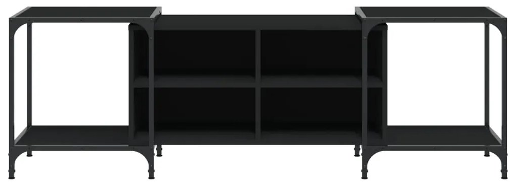 Móvel para TV 153x37x50 cm derivados de madeira preto