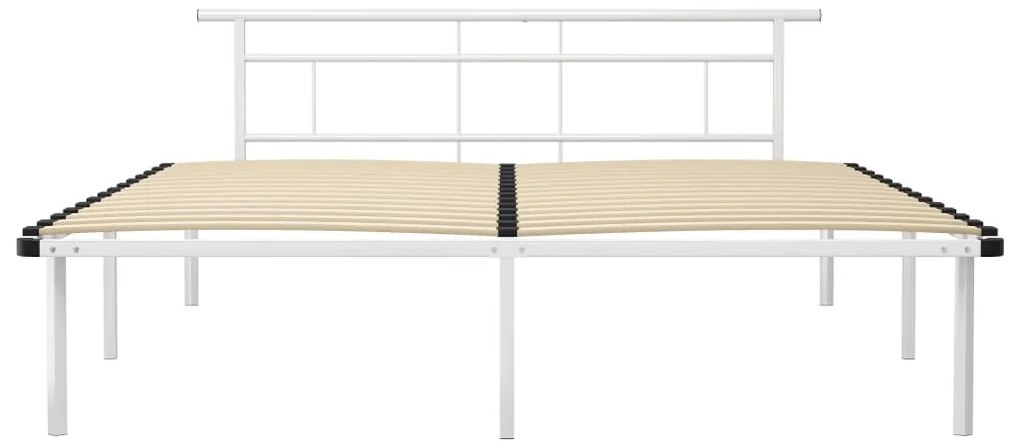 Estrutura de cama em metal 180x200 cm branco