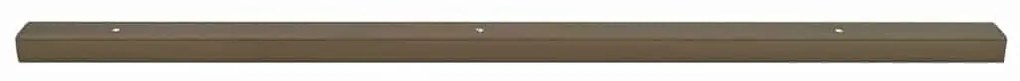 Perfis para degraus 10 pcs Castanho 67 cm Alumínio