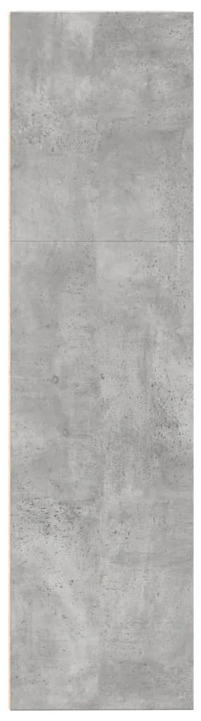 Estante 80x30x114 cm derivados de madeira cinzento cimento