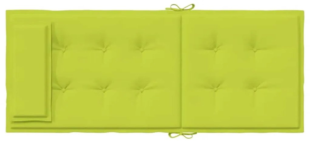 Almofadões p/ cadeira encosto alto 6 pcs oxford verde brilhante