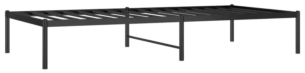 Estrutura de cama metal 90x190 cm preto