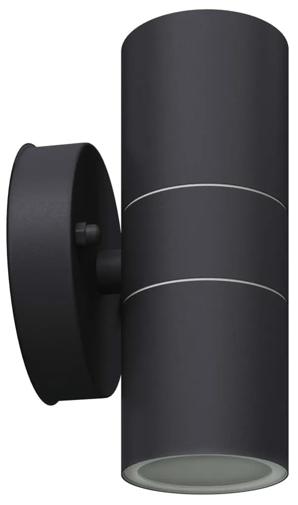 Candeeiros LED parede iluminação sup/inf exterior 2 pcs