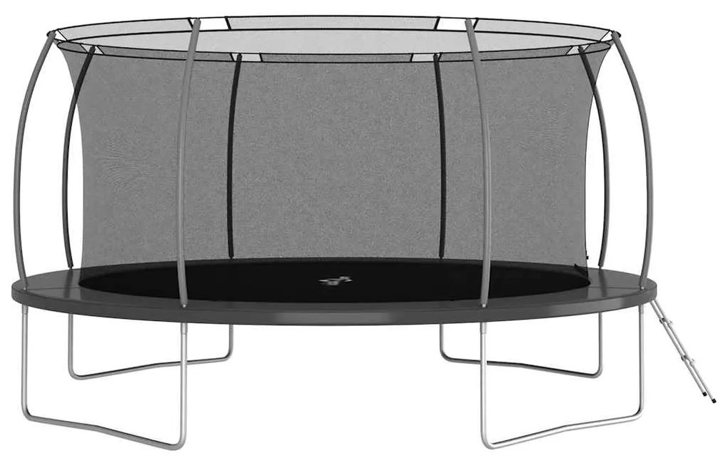 Conjunto de trampolim redondo 460x80 cm 150 kg
