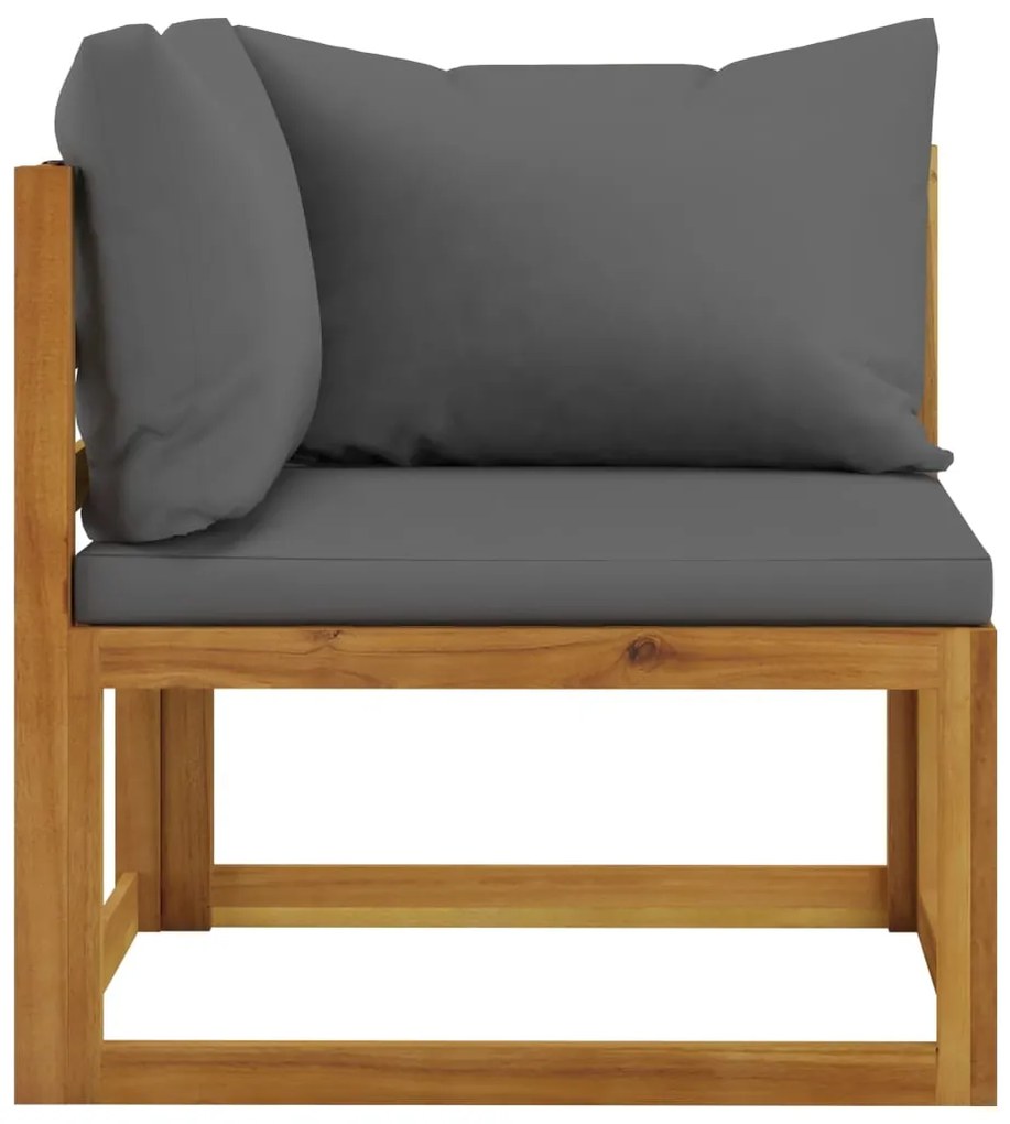 Conjunto Lounge Baek - Cinzento - Design Moderno