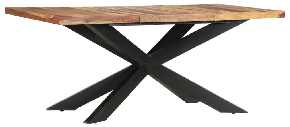 vidaXL Mesa de jantar 180x90x76 cm madeira de acácia maciça