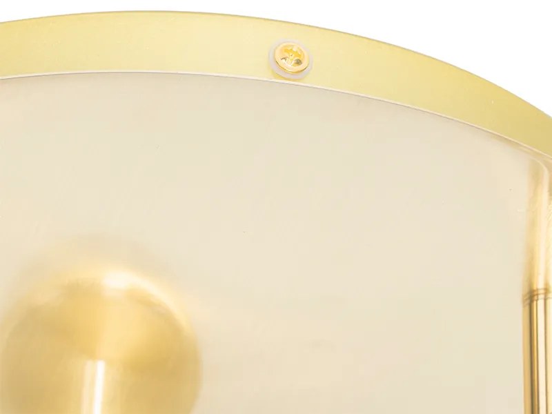 Foco de teto moderno para casa de banho latão 3 luzes IP44 - Ducha