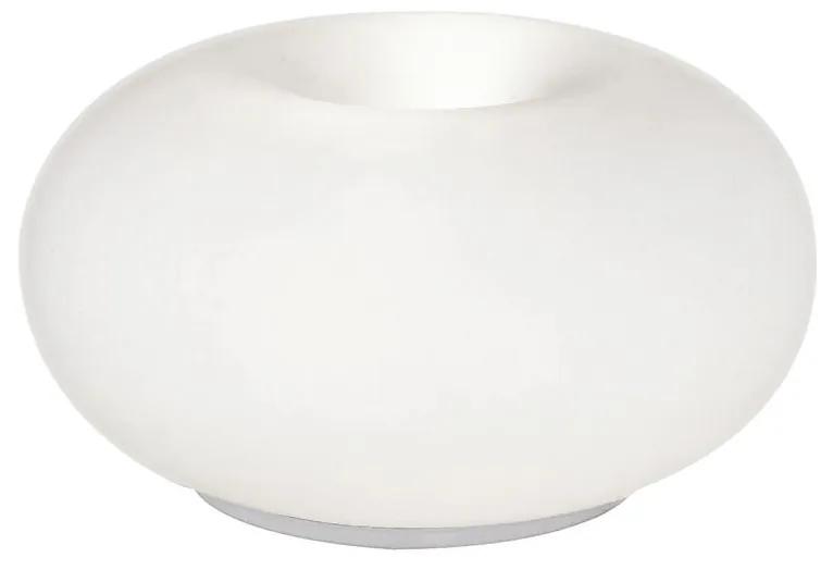 EGLO 86818 - Lâmpada de mesa OPTICA 2xE27/60W vidro opalino branco