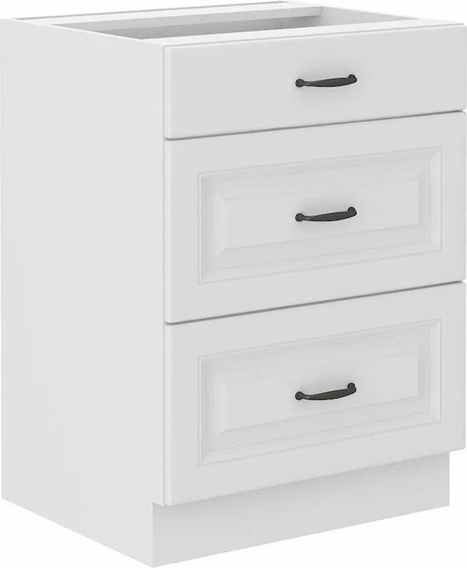 Armário modular com gavetas Retro White 108