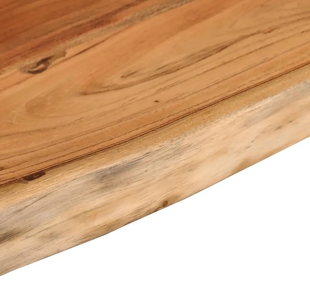 Prateleira de parede retangular 70x30x2,5 cm acácia maciça