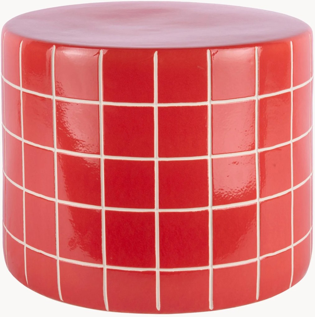 Mesa de apoio redonda Retro Tiles