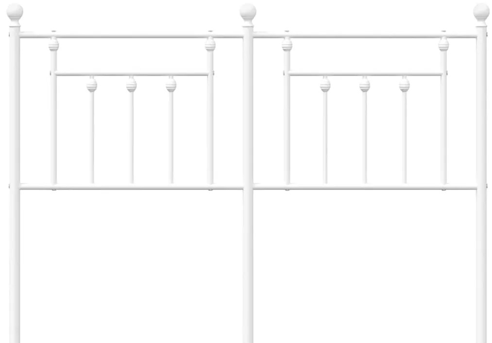 Cabeceira de cama 140 cm metal branco